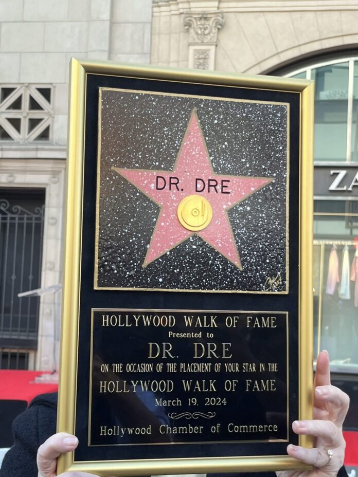 Anche Dr. Dre diventa una stella sulla Walk of Fame di Hollywood