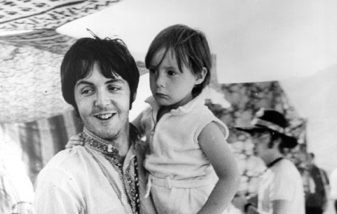 Julian Lennon, figlio di John Lennon, con Paul Mccartney
